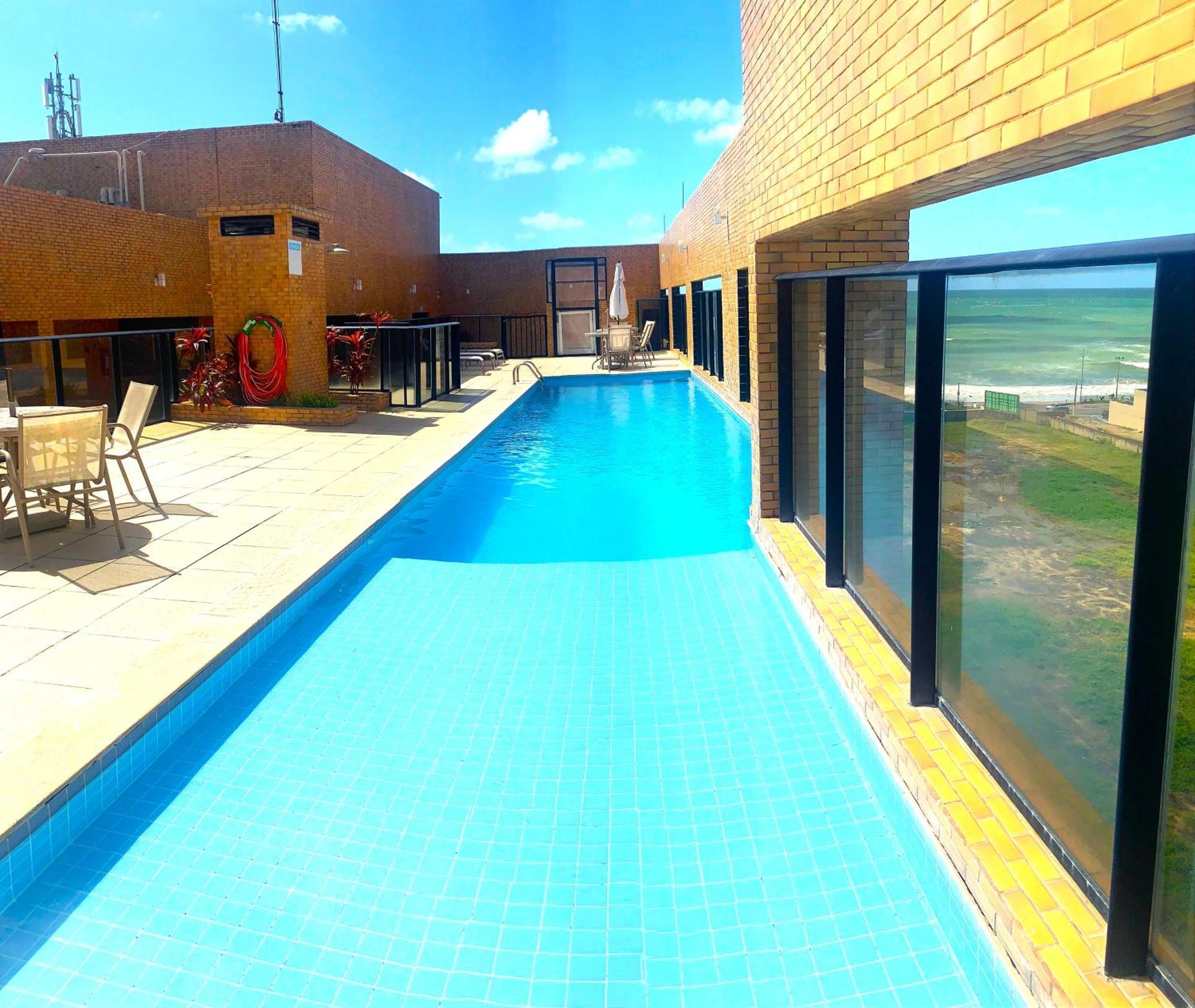 Apartamento 50M Praia- Piscina - Vista Mar - Academia - Maceió Buitenkant foto