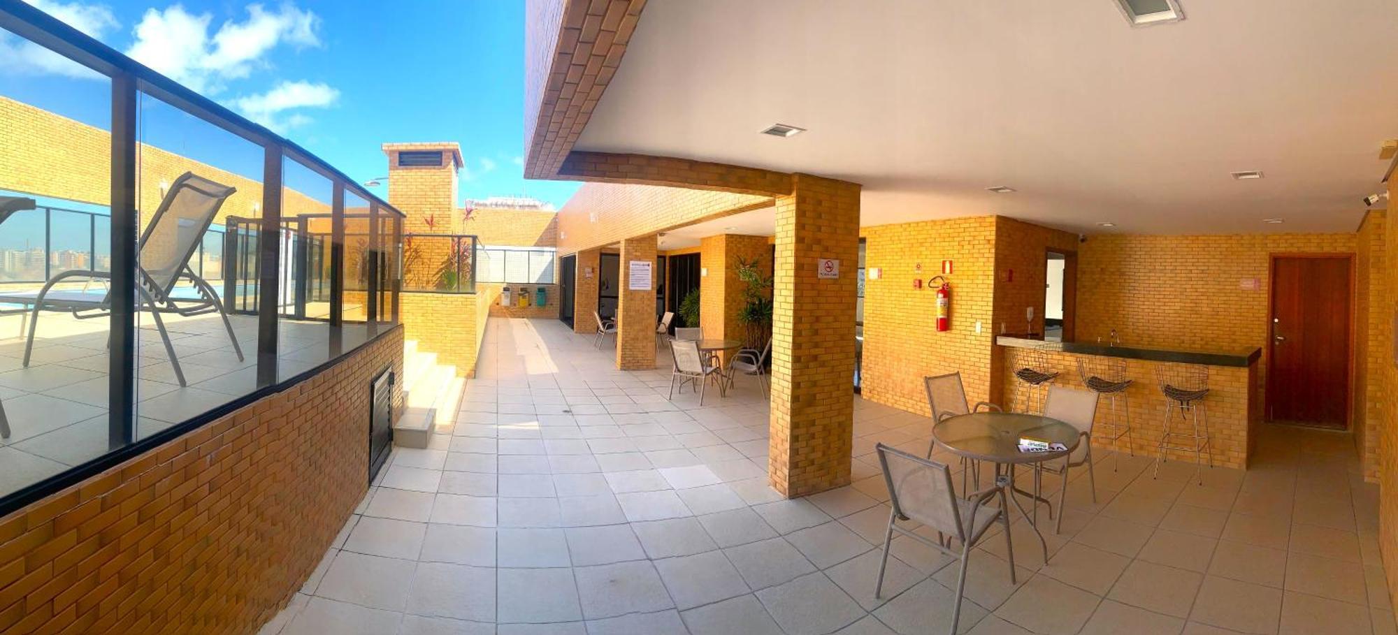 Apartamento 50M Praia- Piscina - Vista Mar - Academia - Maceió Buitenkant foto