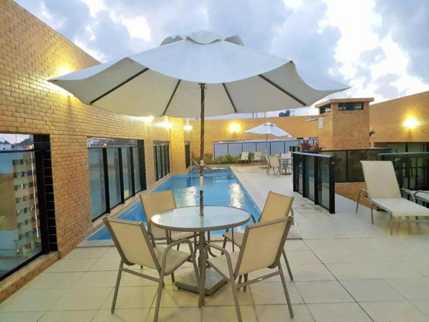 Apartamento 50M Praia- Piscina - Vista Mar - Academia - Maceió Buitenkant foto