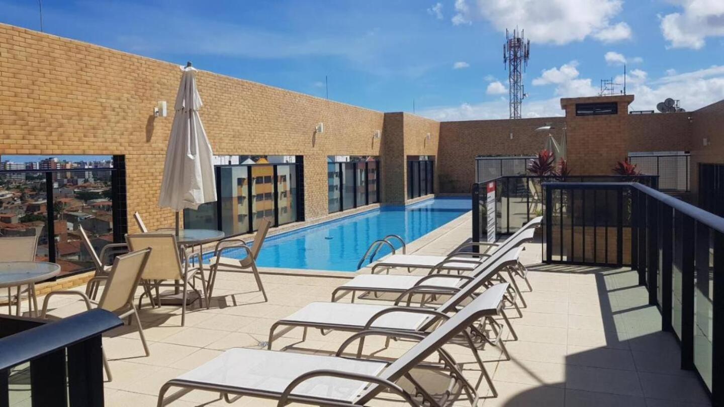 Apartamento 50M Praia- Piscina - Vista Mar - Academia - Maceió Buitenkant foto